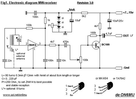 Medium Wave Radio Reciever Circuit Under Rf Receiver Circuits 48514