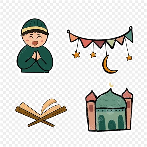 Printable Stickers Clipart Transparent Png Hd Cute Islamic Sticker Set