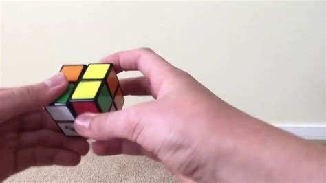Solving A 2 By 2 Rubix Cube Youtube