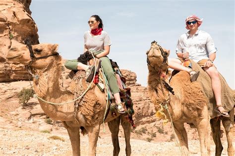 Exclusive Camel Trek And Back Hike Entrance To Petra Jordan