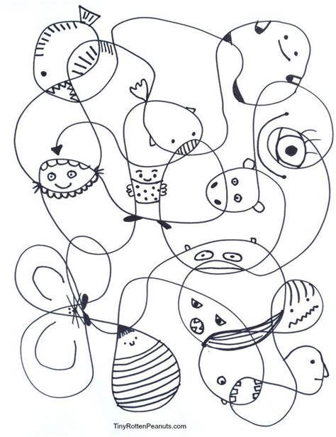 Super Easy Scribble Creatures Creative Drawing Art Drawings For Kids