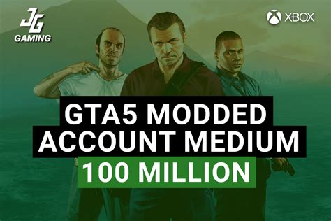 Gta 5 Modded Account Medium Xbox One 100 Million Level 50 Jg Gaming