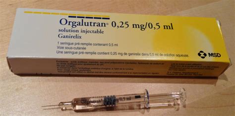 Lekovi Orgalutran 025 Mg05 Ml Rastvor Za Injekciju U Napunjenom