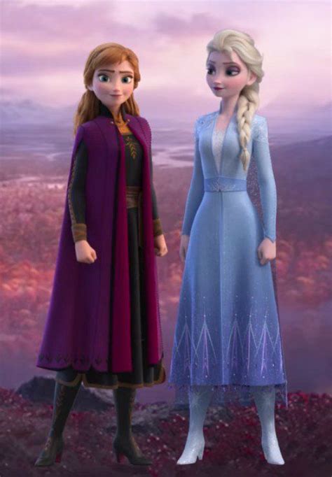 Anna And Elsa Disney Princesses