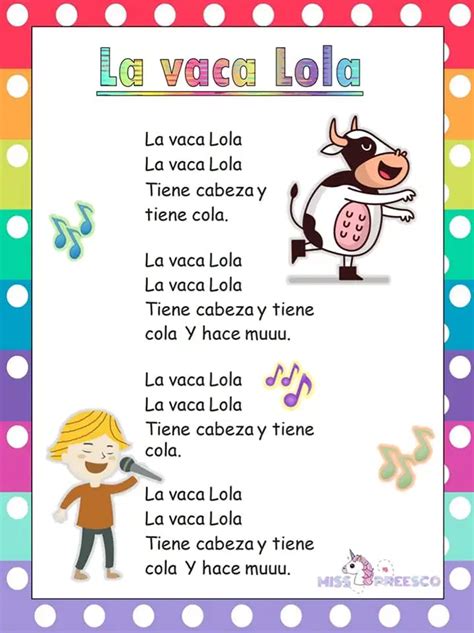 ColecciÓn De Canciones Infantiles Imagenes Educativas Spanish Songs