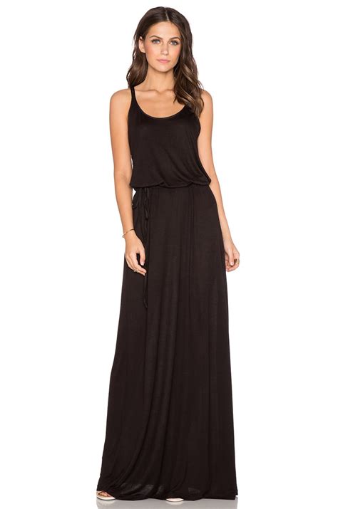 Splendid Midnight Jersey Racerback Maxi Dress In Black At Revolveclothing Racerback Maxi