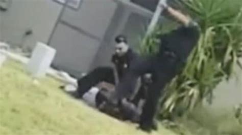 Miami Police Officer Caught On Camera Kicking Handcuffed Suspect In