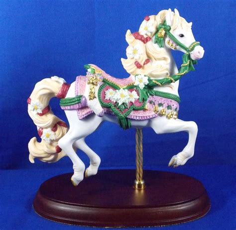 Lenox Carousel Horse Figurine Christmas Carousel Horse 1993 Excellent