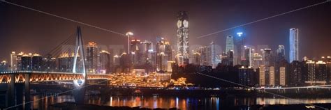 Chongqing Skyline At Night Songquan Photography