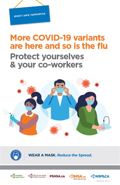 Free Workplace Safety Posters Designed To Help Prevent Spread Of Flu And COVID Variants