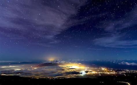 Maui Hawaii Night Sky Night Skies Beautiful Night Sky Sky View