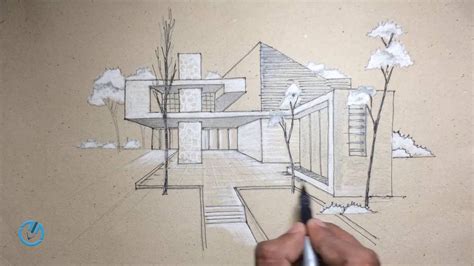 1 Point Perspective Drawing Freehand Timelapse Youtube