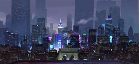 The Art Of Spider Man Into The Spider Verse Concept Art World