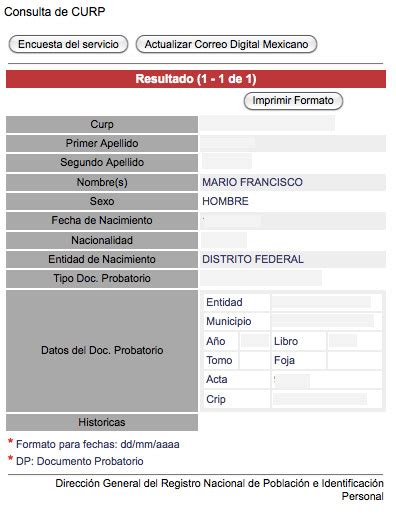 Consultar la clave única de registro de la población (curp) es gratuito y se puede realizar vía internet. curp: tramite en linea de la curp