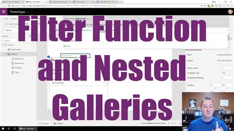 Learn To Use The Powerapps Filter Function Youtube