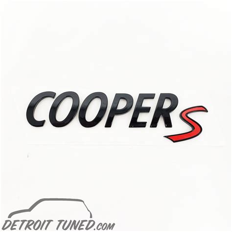 Mini Cooper S Black Emblem