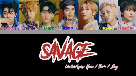 How Would Nct Dream Sing Savage By Aespa Male Vers Youtube