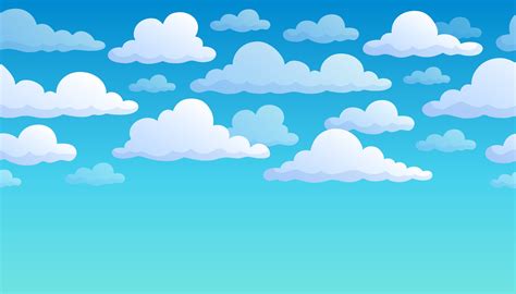 Sky With Clouds Clipart Clip Art Library