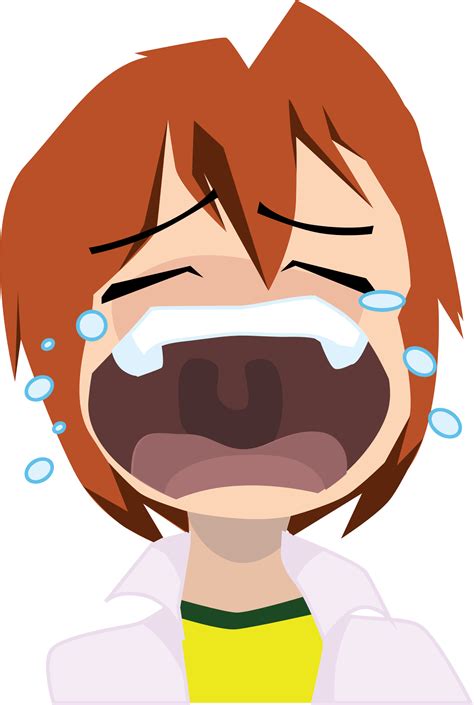 Clipart Crying Boy