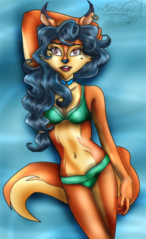 Commission Pin Up Carmelita Pose 2 By Moon Shyne On. 