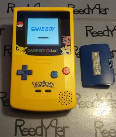 Mcwill Backlit Gbc Pokemon Pikachu Nintendo System Yellow And Blue