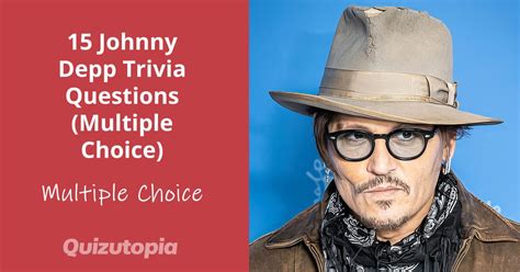 15 Johnny Depp Trivia Questions Multiple Choice Quizutopia
