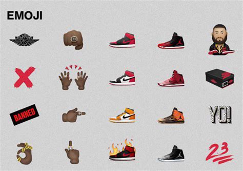 Jordan Brand Banned Emoji Keyboard