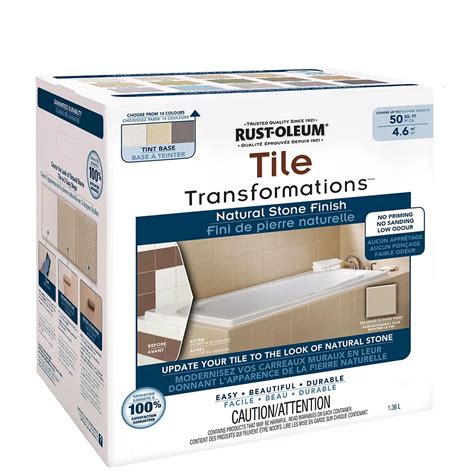 Rust Oleum Tile Transformation Kit Natural Stone Tintbase The Home