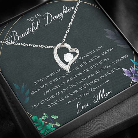 Daughter T Necklace To My Beautiful Daughter Necklace With Box