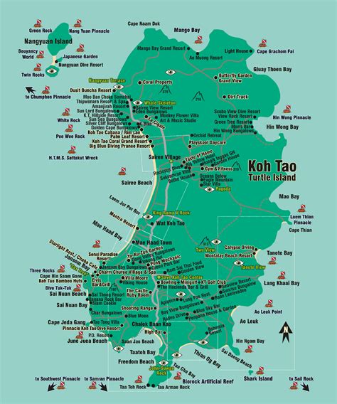 Koh Samui Tourist Map Best Tourist Places In The World