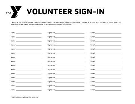 Pdf Sample Sign In Sheet | Master of Template Document