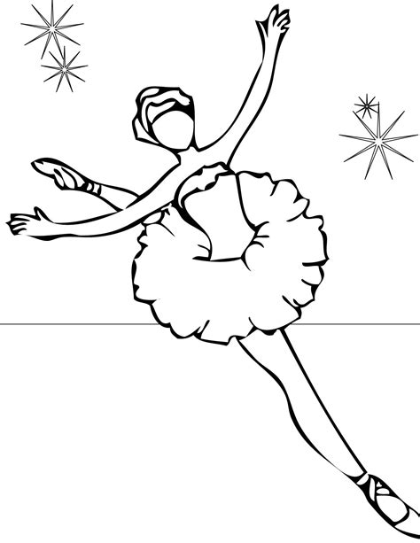 Printable Ballerina Coloring Pages Customize And Print