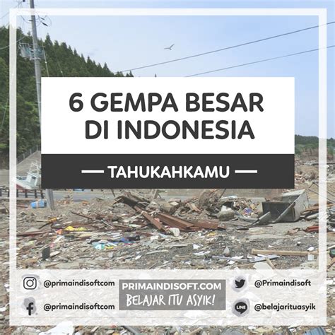 Inilah 6 Gempa Bumi Terbesar Yang Pernah Terjadi Di Indonesia Blog