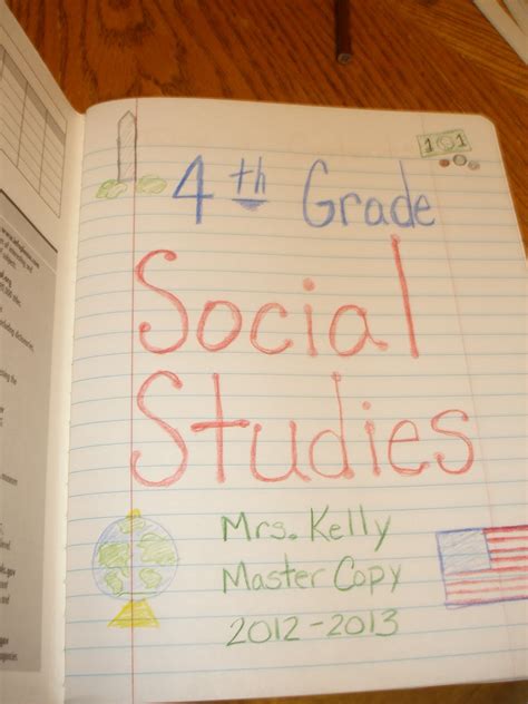 Mrs Kellys Fantastic Fourth Grade Social Studies Notebooks