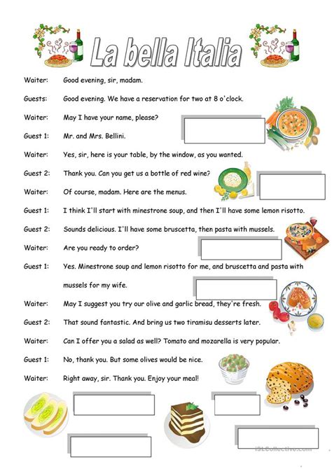 Free Printable Learning Italian Worksheets Learning H
