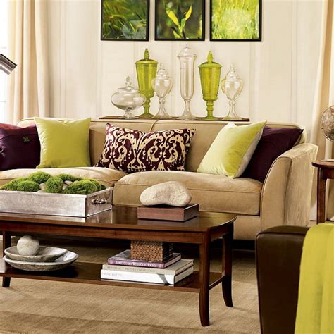 Purple Bedroom Accents Green Brown Living Room Ideas
