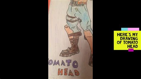 My Drawing Of Tomato Head From Fortnite Youtube