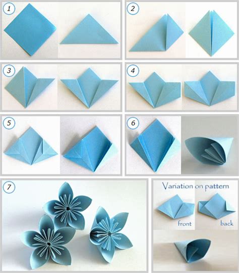 Langkah Langkah Membuat Origami Bunga Terbaru