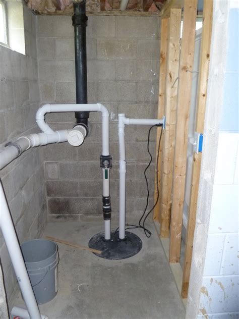 How to install a basement toilet: Three Things Very Dull Indeed: Basement Bathroom Project