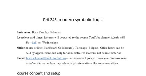 Phl245 Modern Symbolic Logic 1pdf Docdroid