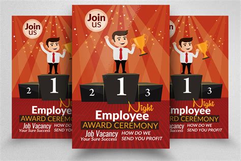 Best Employee Award Ceremony Flyer