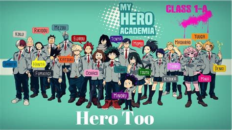 Hero Too My Hero Academia Ost Song Lyrics Karaoke Youtube