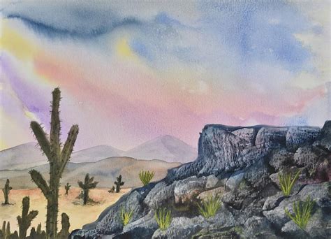 Southwest Landscape I Painting By Linda Brody Fine Art America