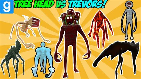Tree Head Vs New Trevor Henderson Creatures Garrys Mod Sandbox Youtube