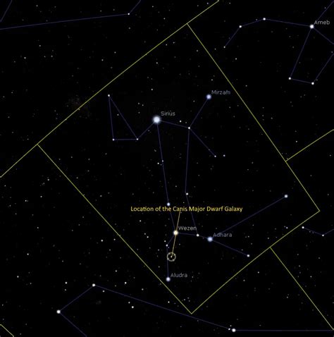 Canis Major Dwarf Galaxy Facts Distance And Map Universe Guide