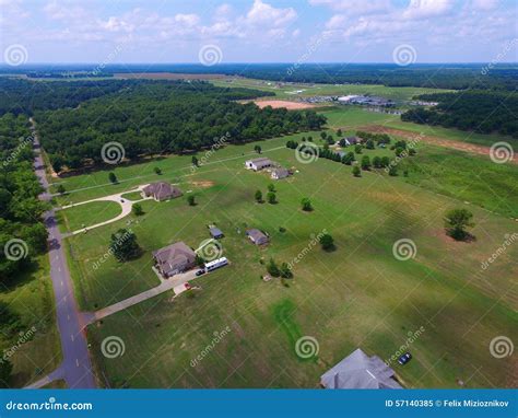Aerial Photo Of Georgia Farms Stock Photo Image 57140385