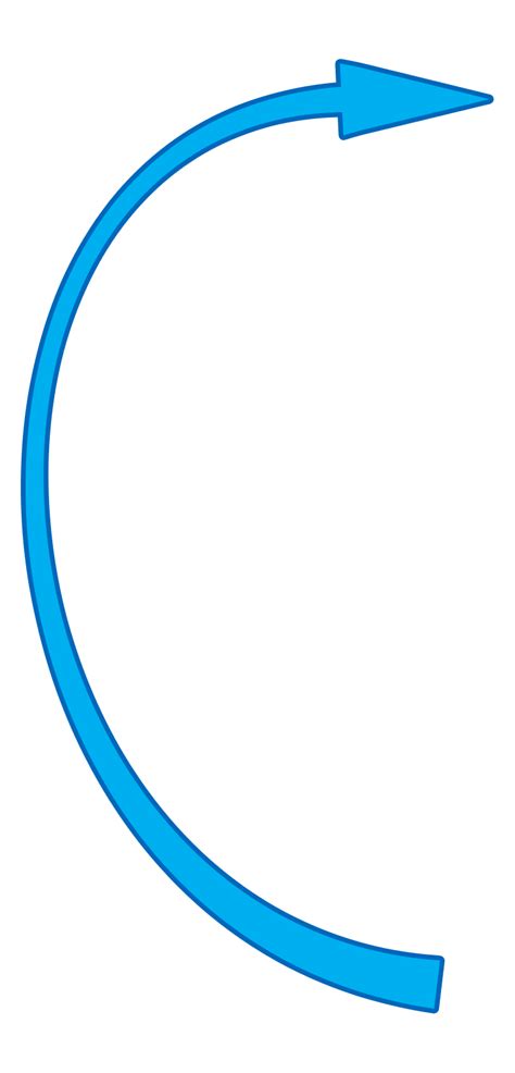 Blue Curved Arrow Wisc Online Oer