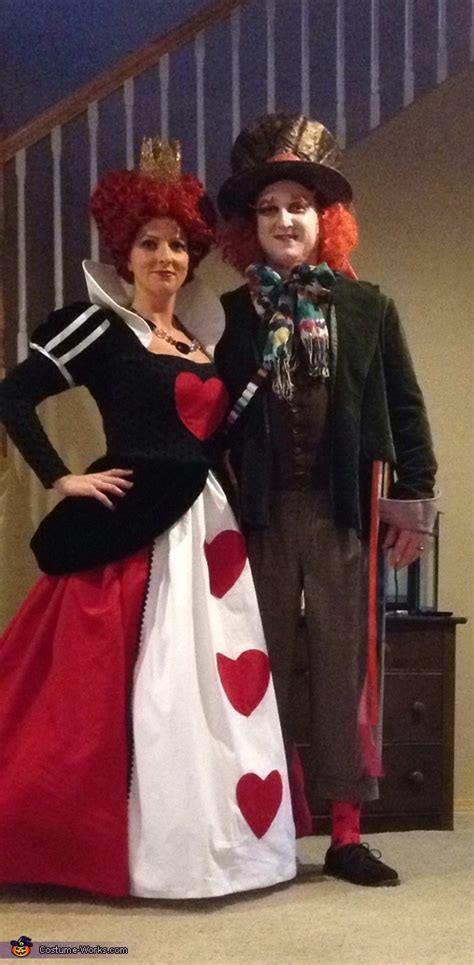 queen of hearts and mad hatter costume diy costumes under 25