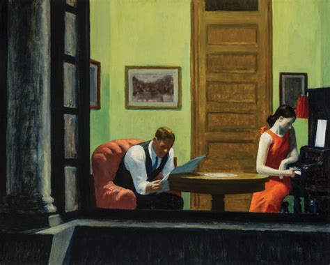 Edward Hopper Checking In The Magazine Antiques