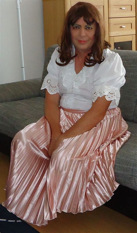 Sissy Maid Dresses Sissy Dress Pink Satin Dress Satin Dresses Anja